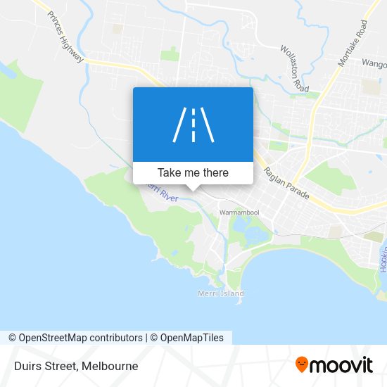 Duirs Street map