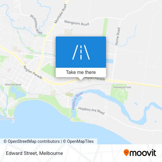 Edward Street map