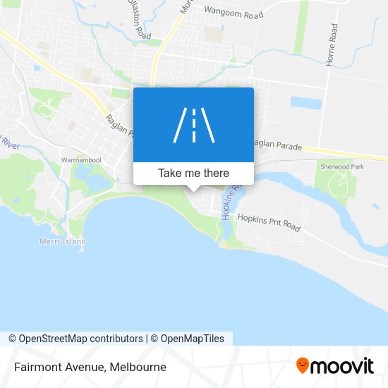 Fairmont Avenue map
