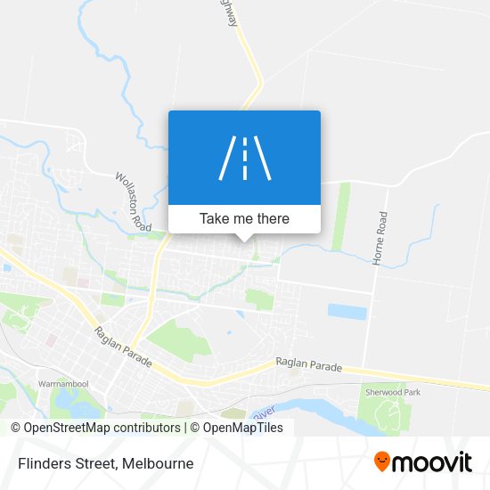 Flinders Street map