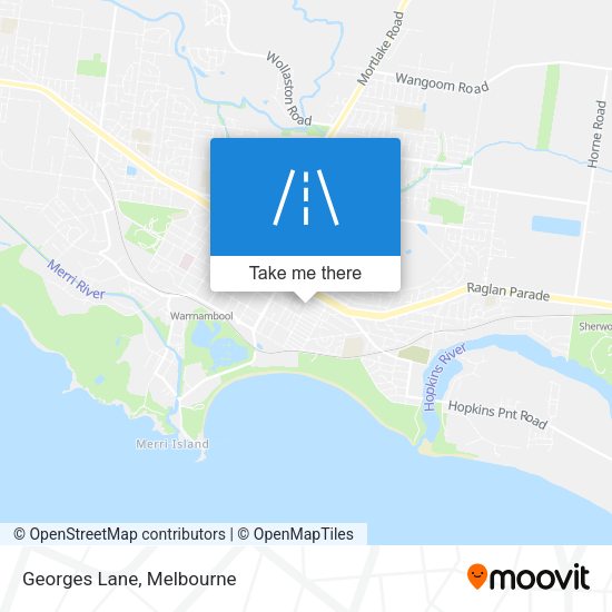 Georges Lane map