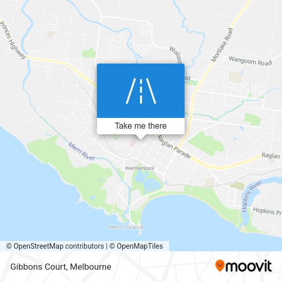 Gibbons Court map
