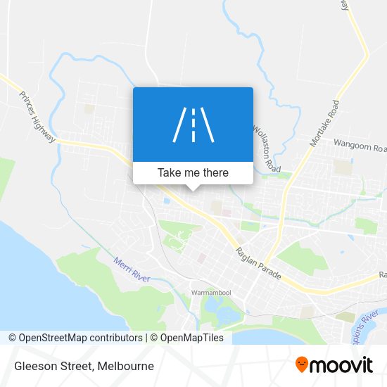 Gleeson Street map