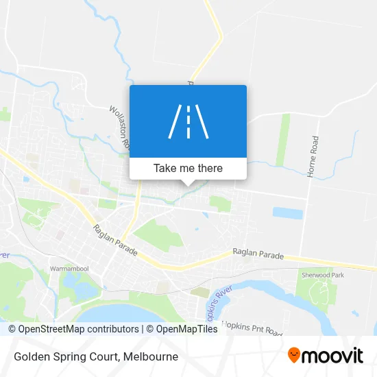 Mapa Golden Spring Court