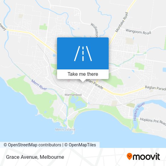 Grace Avenue map