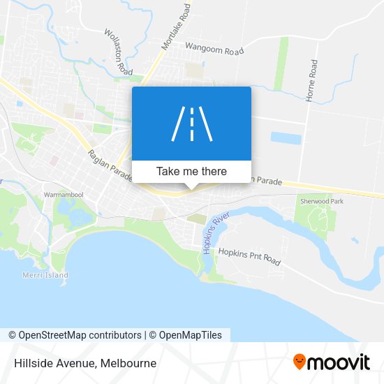 Hillside Avenue map