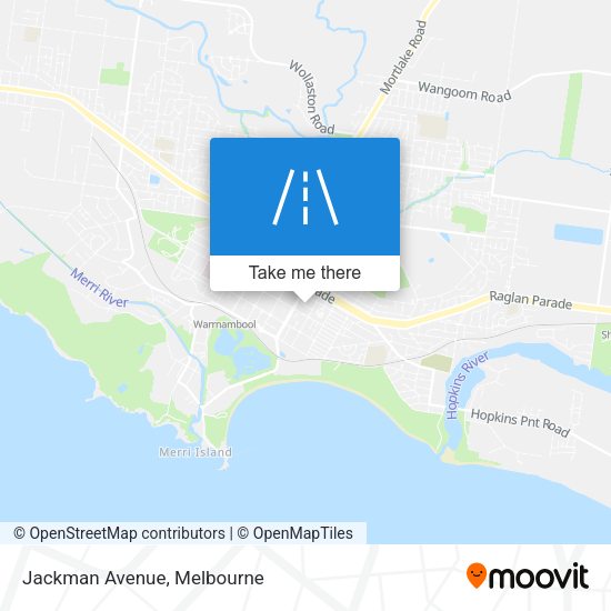 Jackman Avenue map