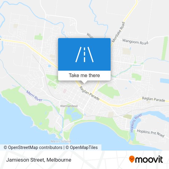Jamieson Street map