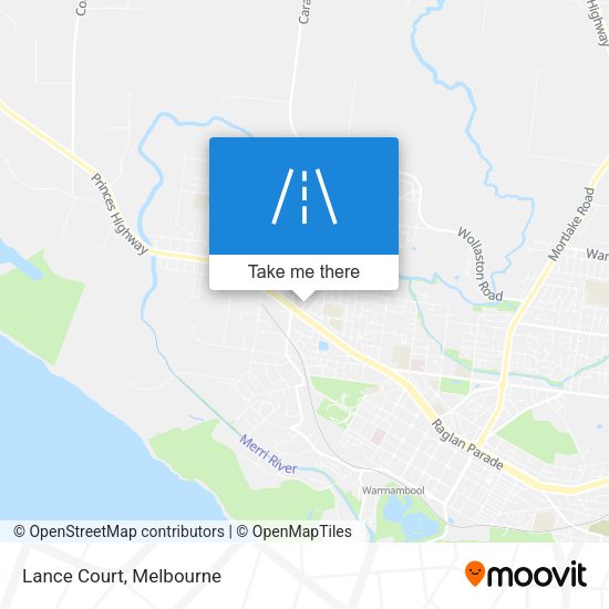 Lance Court map