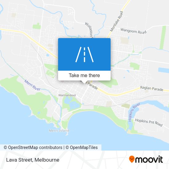 Lava Street map