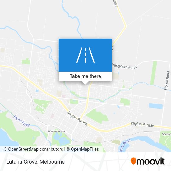 Lutana Grove map