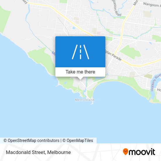Macdonald Street map