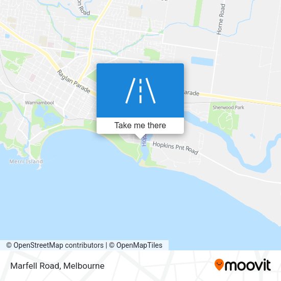 Marfell Road map