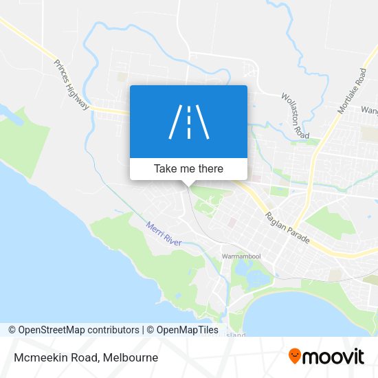 Mcmeekin Road map