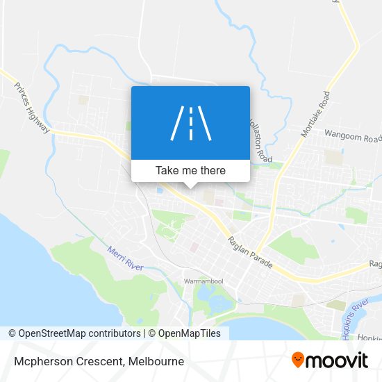 Mcpherson Crescent map