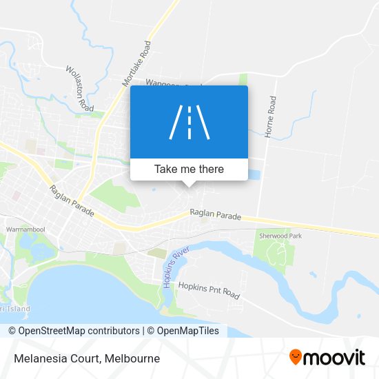 Melanesia Court map