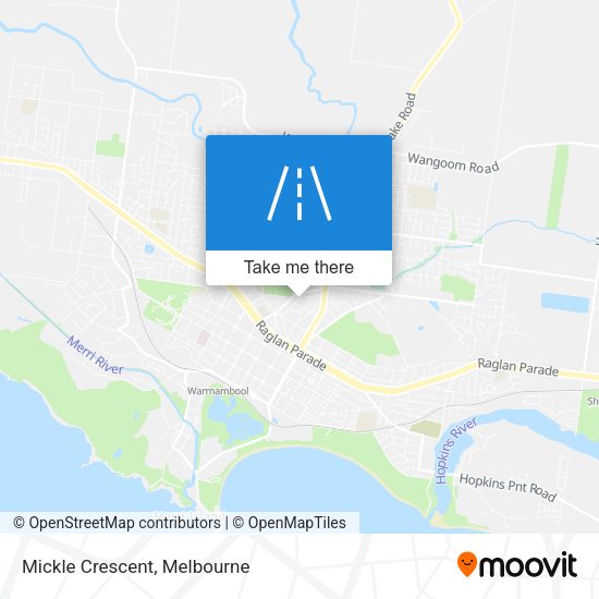 Mickle Crescent map