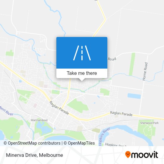 Minerva Drive map