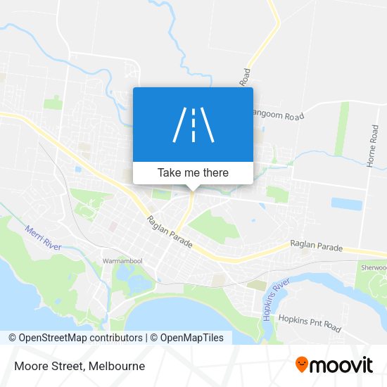 Moore Street map