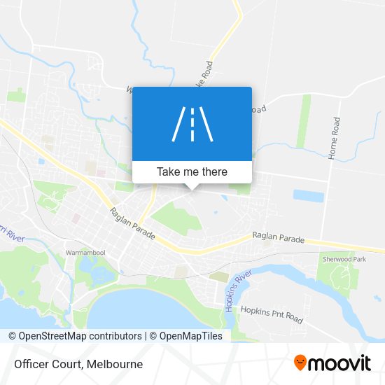 Officer Court map