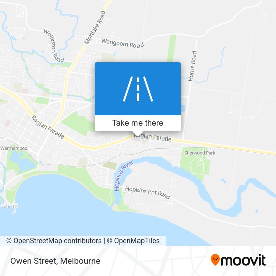 Owen Street map