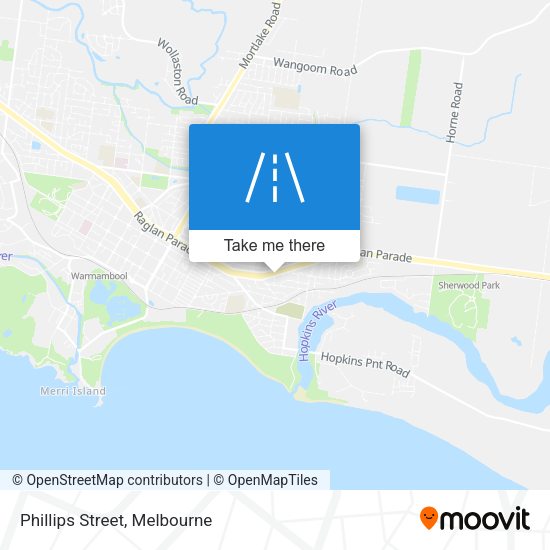 Phillips Street map