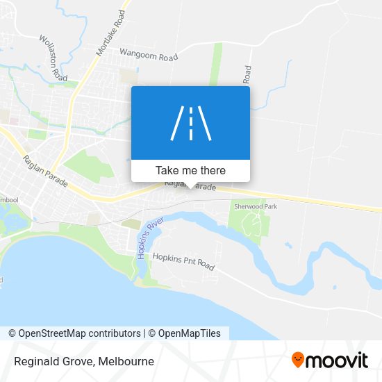 Reginald Grove map