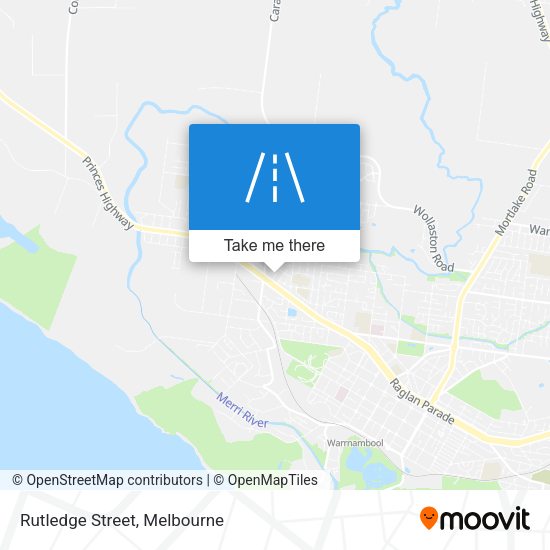 Rutledge Street map
