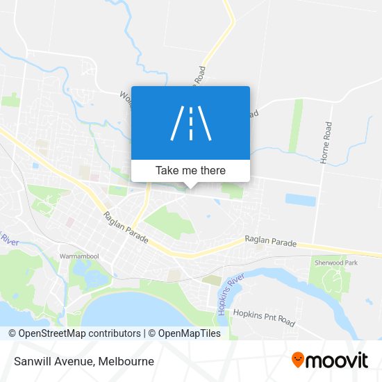 Sanwill Avenue map