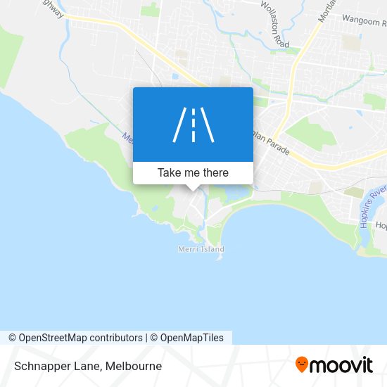 Schnapper Lane map