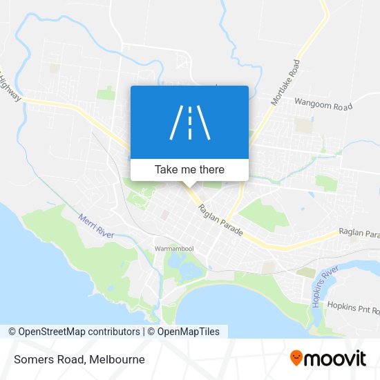 Somers Road map