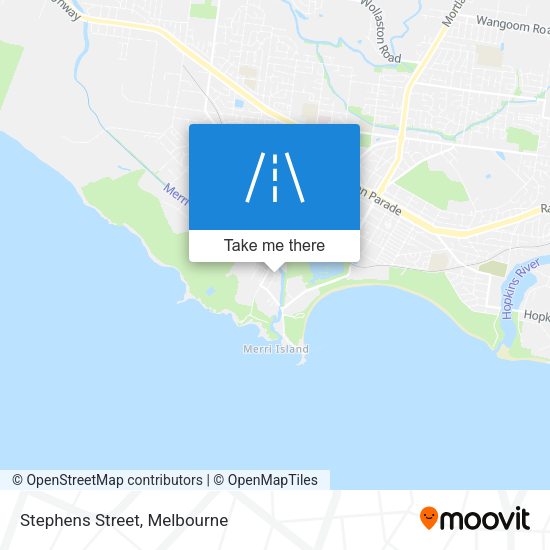 Stephens Street map