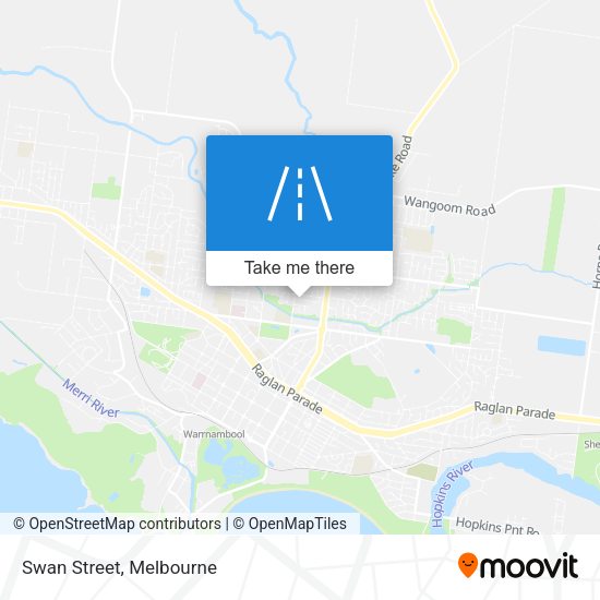 Swan Street map