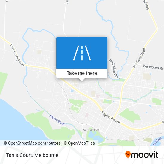 Tania Court map