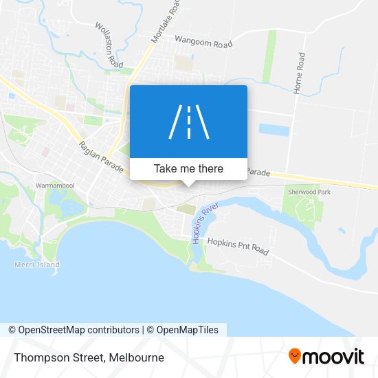 Thompson Street map