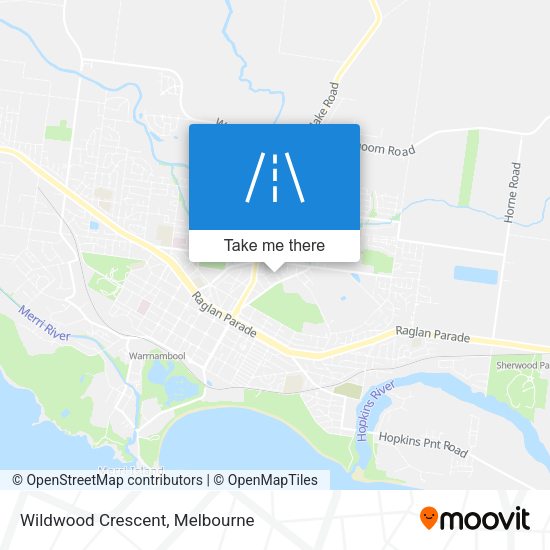 Wildwood Crescent map