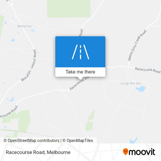 Racecourse Road map