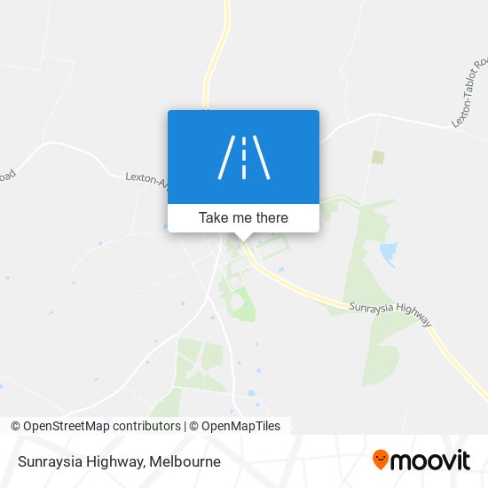 Sunraysia Highway map