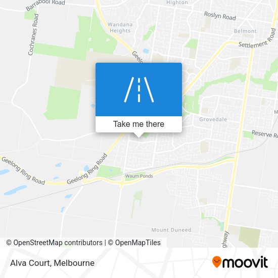 Alva Court map