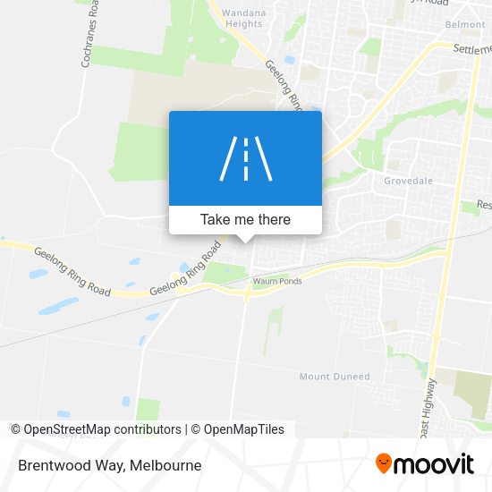 Brentwood Way map