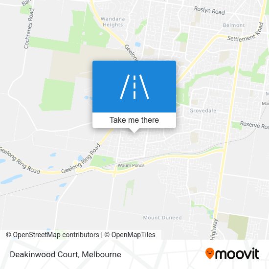 Deakinwood Court map