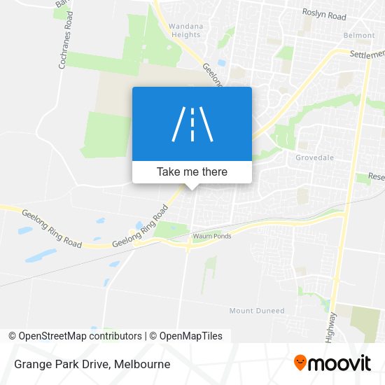 Grange Park Drive map