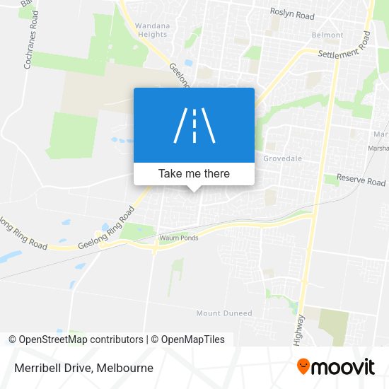 Merribell Drive map