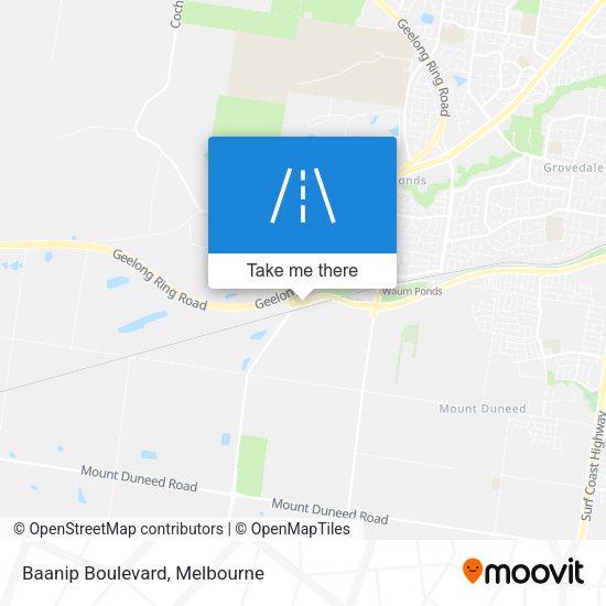 Baanip Boulevard map