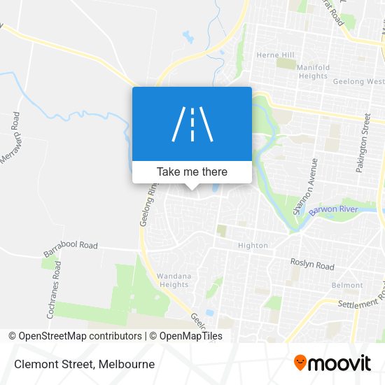 Clemont Street map
