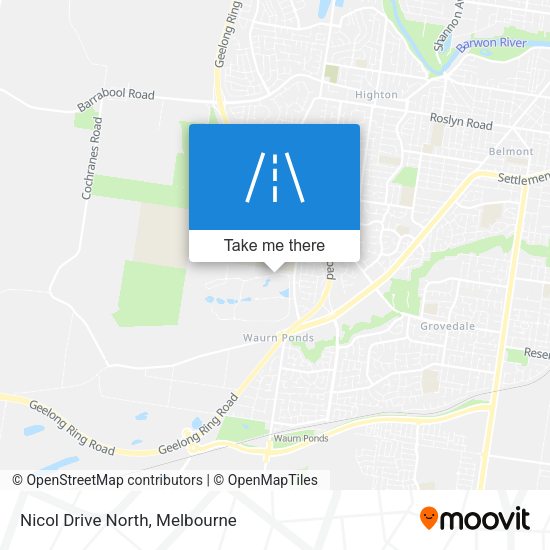 Nicol Drive North map
