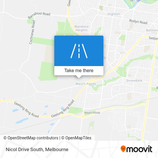 Nicol Drive South map