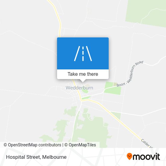 Hospital Street map