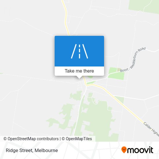 Ridge Street map