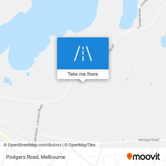 Podgers Road map